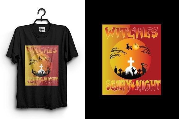 Evaluating the Witches Scary Night T-Shirt Design for Your Store