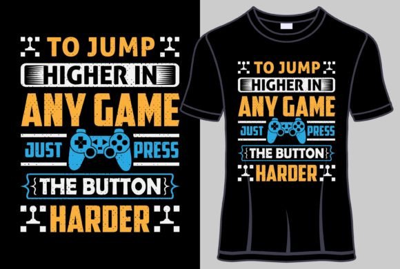 Express Your Gaming Passion with Gamer Quotes Typography T-Shirt Designs