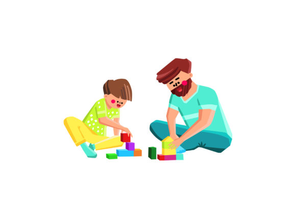 Father and Son Playful Moments in Design