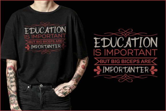 Fitness Typography T-Shirt Design V4: A Complete Creative Solution