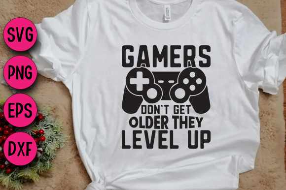Gamers Level Up T-Shirt Bundle: Your Ultimate Digital Crafting Toolkit