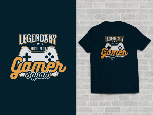 Legendary Gamer Squad Graphics: Versatile Digital Assets