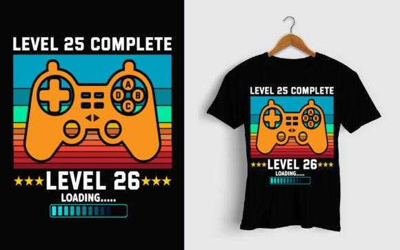 Level 25 Gamer Birthday T-Shirt: Celebrating a Milestone