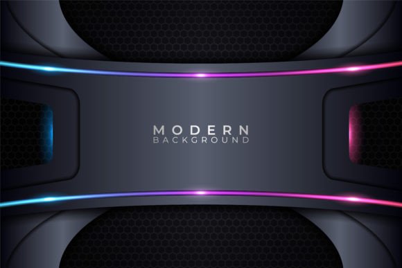 Modern 3D Glow Colorful Dark Background: Your Ultimate Creative Catalyst