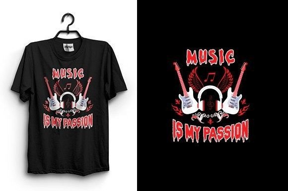 Music Is My Passion T-Shirt Design: A Statement Beyond the Fabric