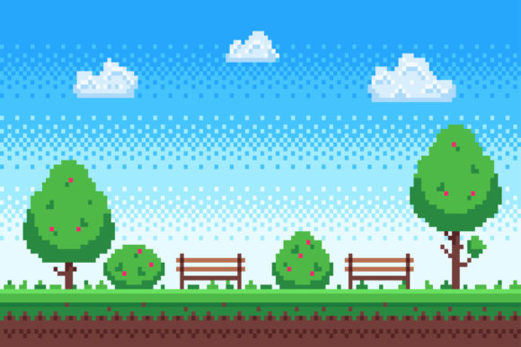 Pixel Park: A Portal to Retro Serenity