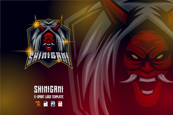 Samurai Shinigami E-Sport Logo Design: A Unique Symbol for Gaming Dominance