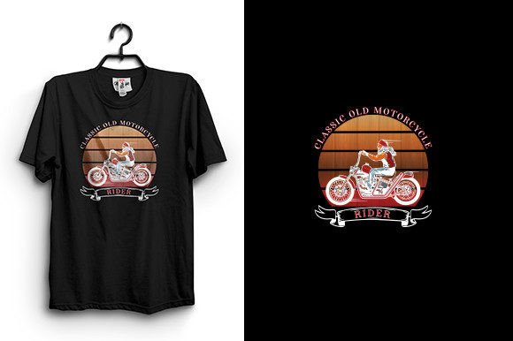 The Classic Old Rider T-Shirt Design: A Premium Template for Modern Merch