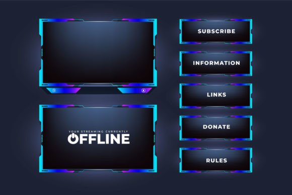The Digital Arena: Crafting Identity with Online Gamer Screen Interface Vectors