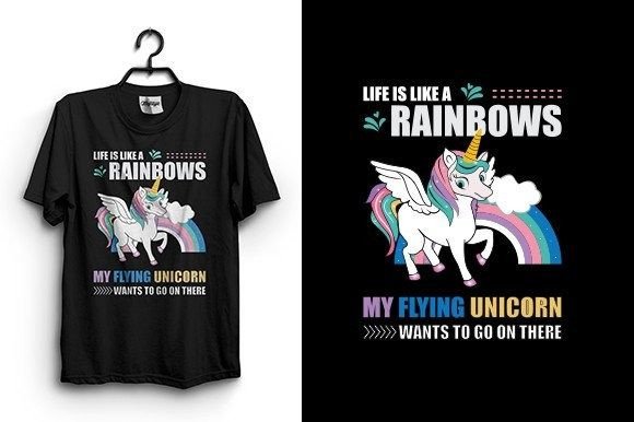 The Flying Unicorn T-Shirt Design: A Flexible Asset for Creators and Entrepreneurs