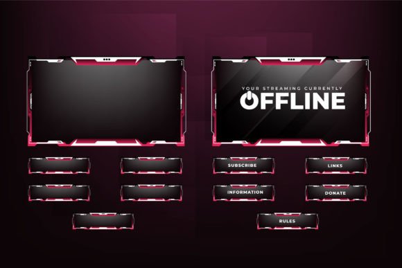 Understanding Futuristic Live Streaming Overlay Vectors