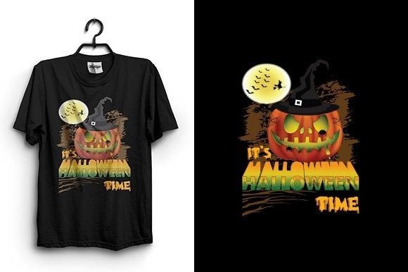 Unleash Halloween Creativity with the Halloween Time T-Shirt Design