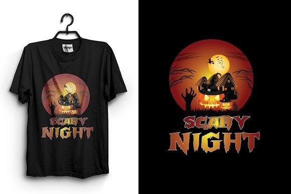 Welcome to a World of Creative Expression: The Scary Night T-Shirt Design