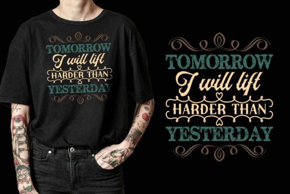 Workout Typography Tee Design V2: A Complete Solution for Athletes and Entrepreneurs